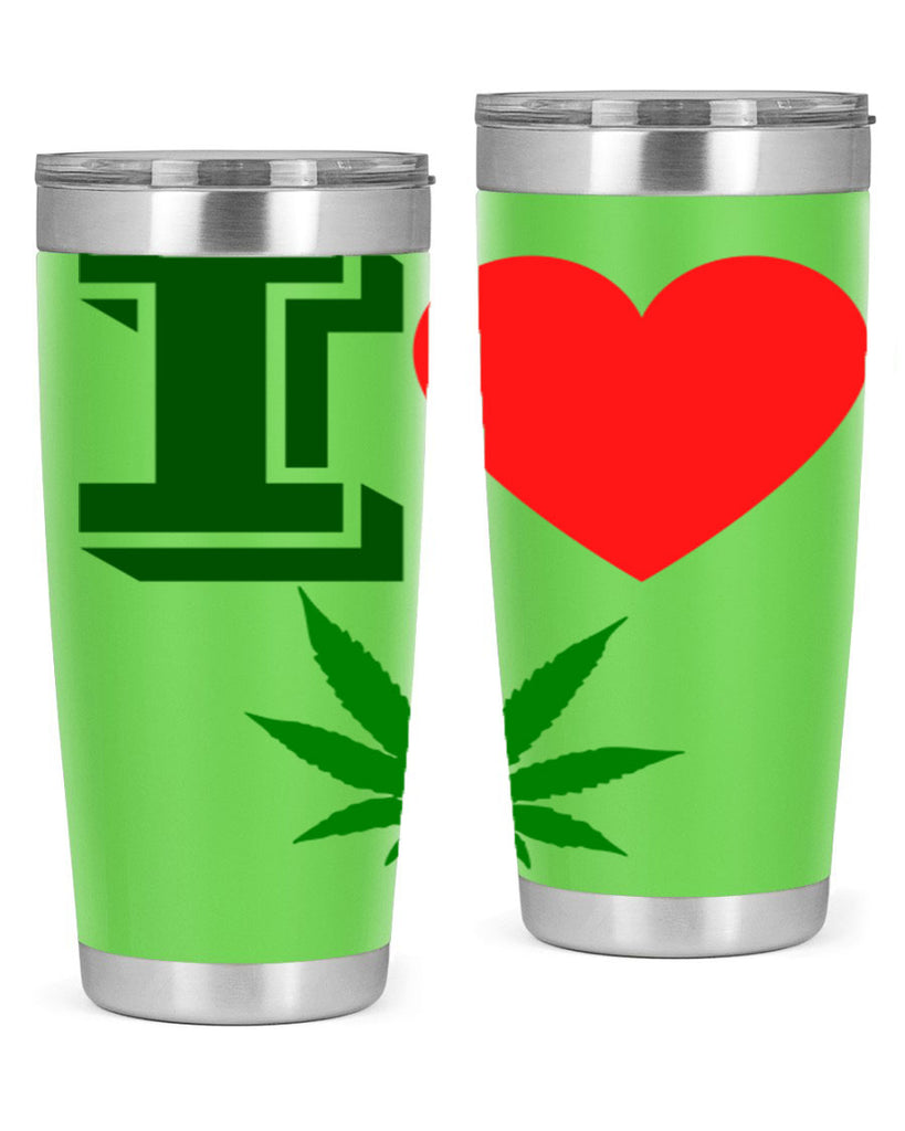 I love Cannabis 127#- marijuana- Tumbler