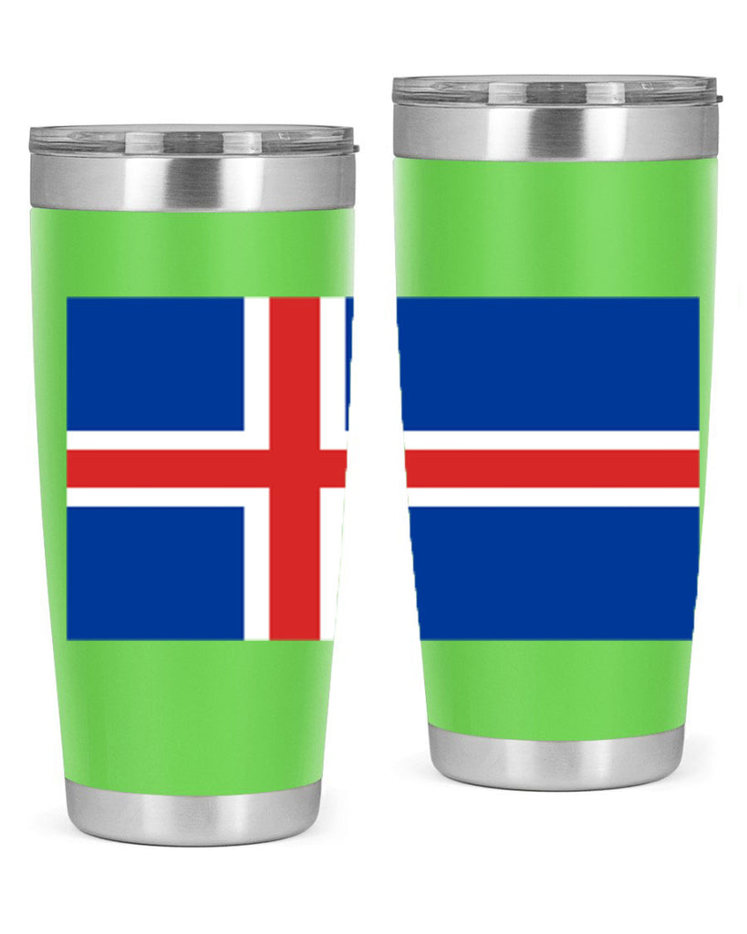 Iceland 122#- world flags- Tumbler