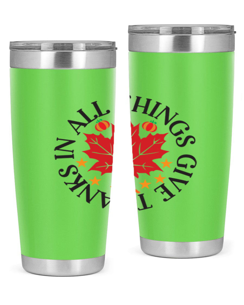Inallthingsgivethanks 353#- fall- Tumbler