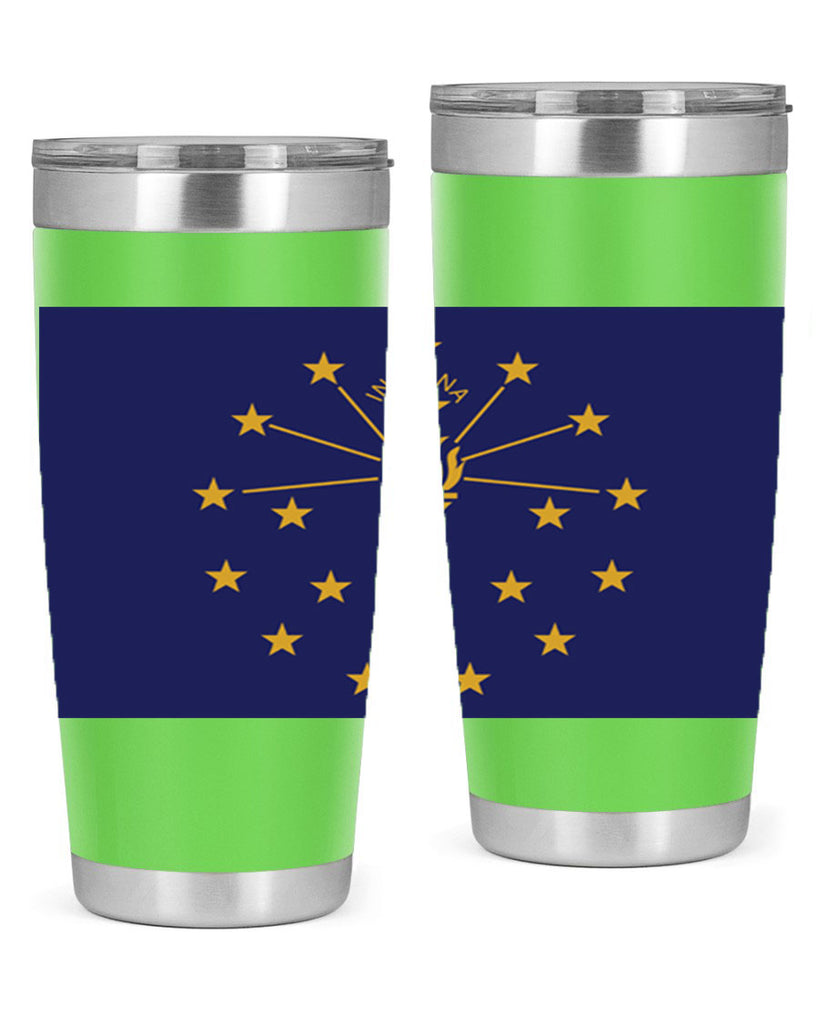 Indiana 38#- Us Flags- Tumbler