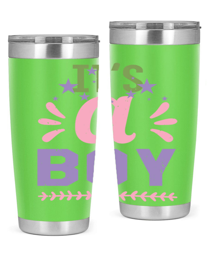 Its a boy Style 33#- baby shower- tumbler