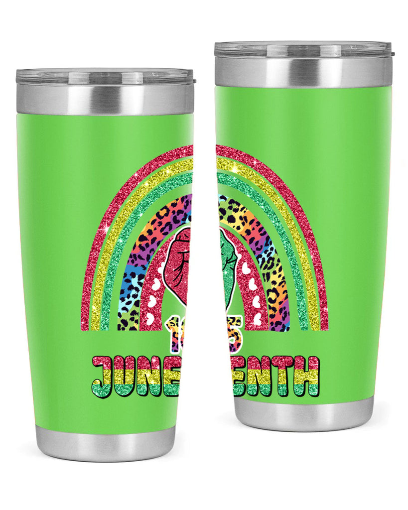 Juneteenth 1865 Rainbow 19#- Juneteenth- tumbler