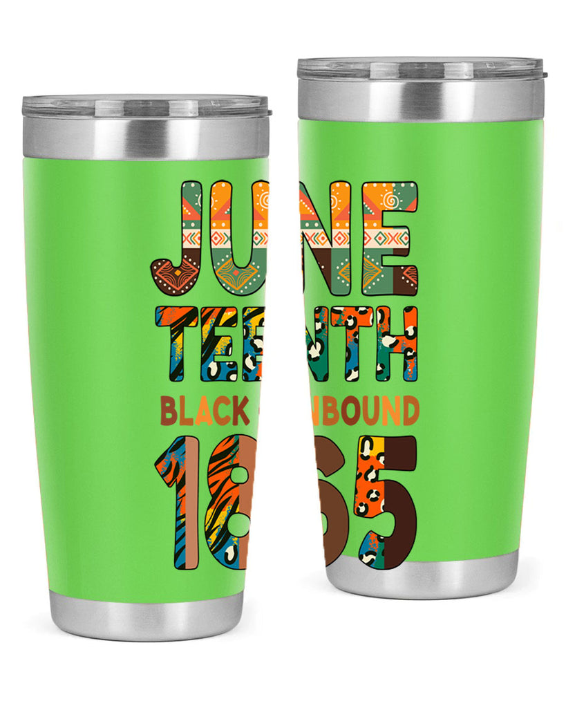 Juneteenth Black Unbound 1865 Png 33#- Juneteenth- tumbler