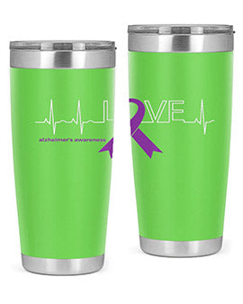 LOVE Gifts for Survivors National Alzheimers Awareness 191#- alzheimers- Tumbler