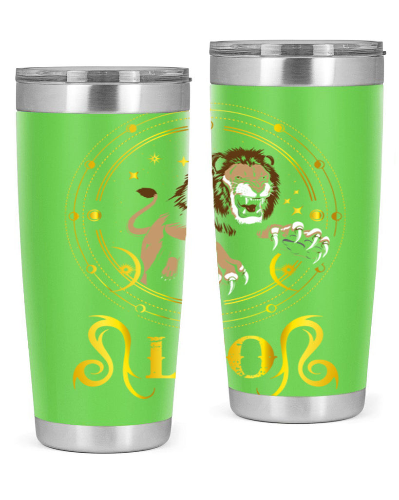 Leo 297#- zodiac- Tumbler