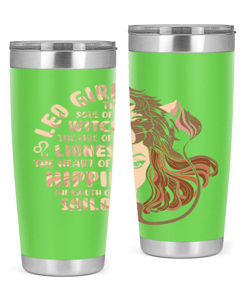 Leo girl 289#- zodiac- Tumbler