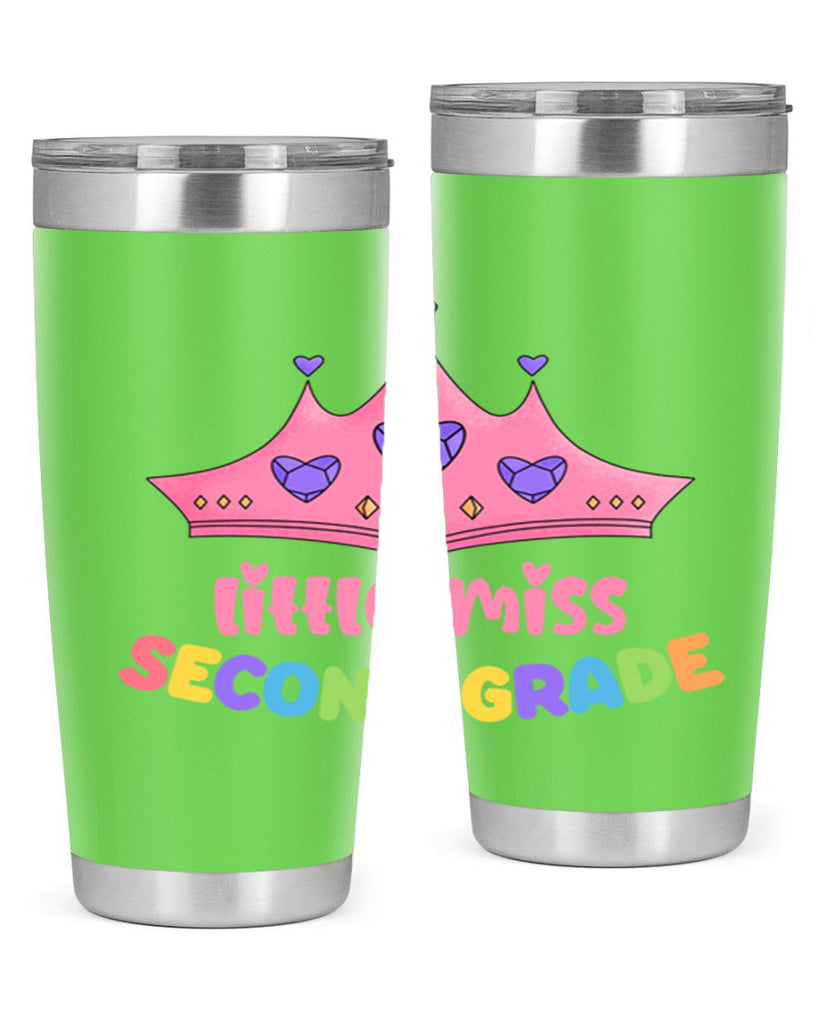 Little Miss 2nd Grade 16#- second grade- Tumbler