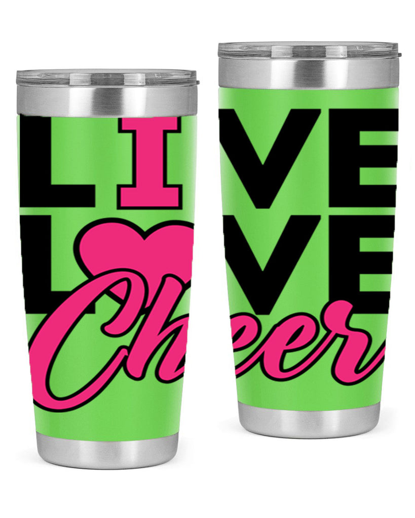 Live Love Cheer 832#- cheer- Tumbler