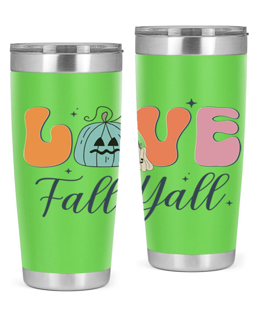 Love Fall Yall 413#- fall- Tumbler