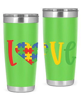 Love Style 30#- autism- Tumbler