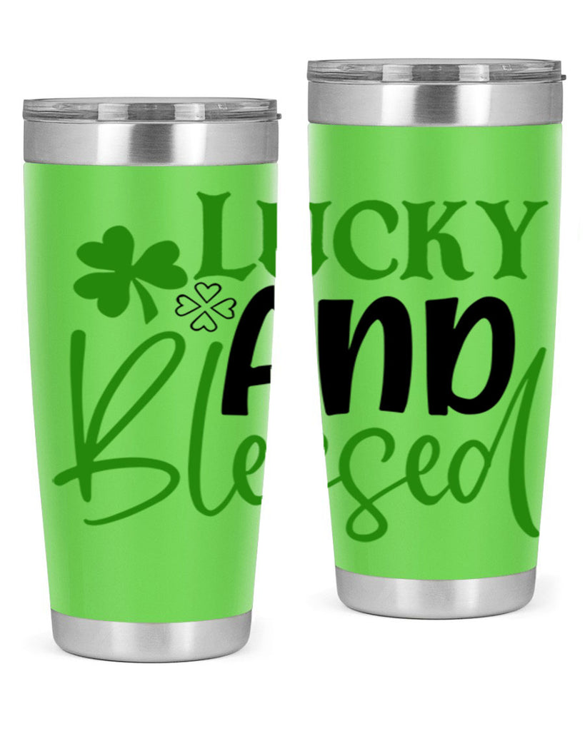 Lucky And Blessed Style 151#- St Patricks Day- Tumbler