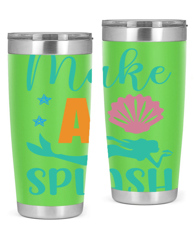 Make a Splash Design 314#- mermaid- Tumbler