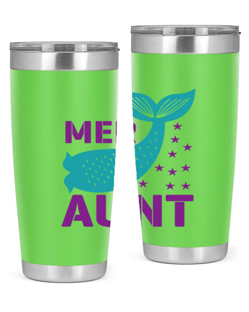 Mer Aunt 319#- mermaid- Tumbler