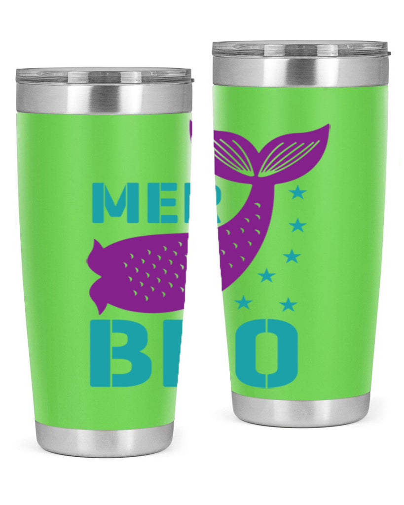 Mer Bro 322#- mermaid- Tumbler