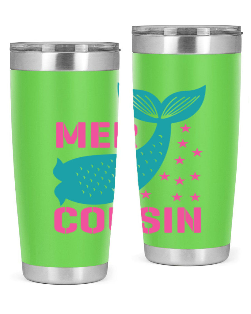 Mer Cousin 324#- mermaid- Tumbler