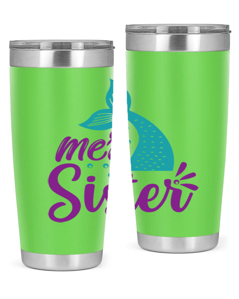 Mer Sister 346#- mermaid- Tumbler