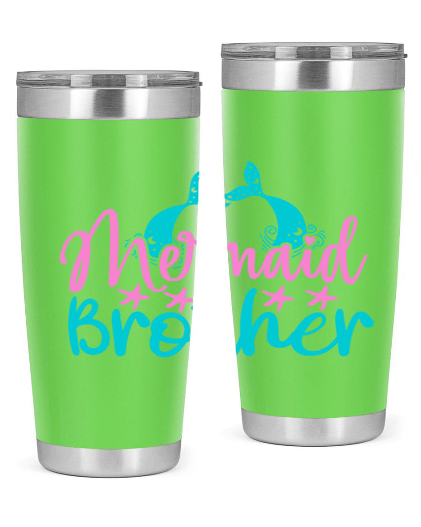 Mermaid Brother 354#- mermaid- Tumbler