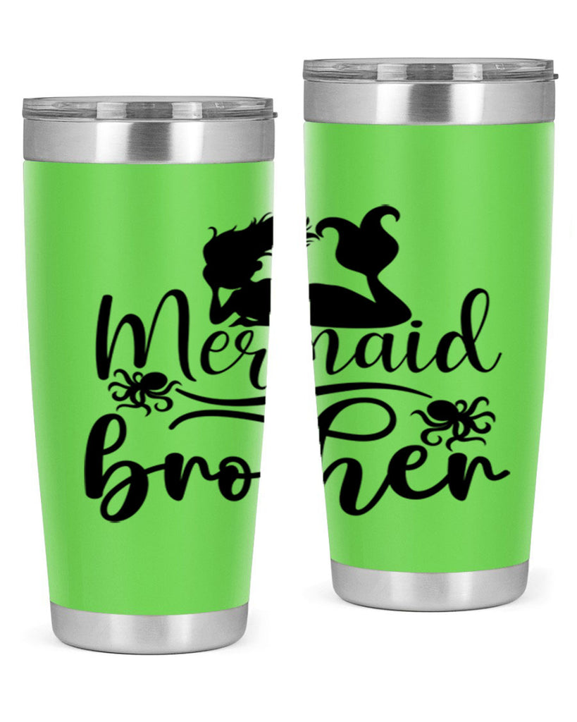 Mermaid Brother 355#- mermaid- Tumbler