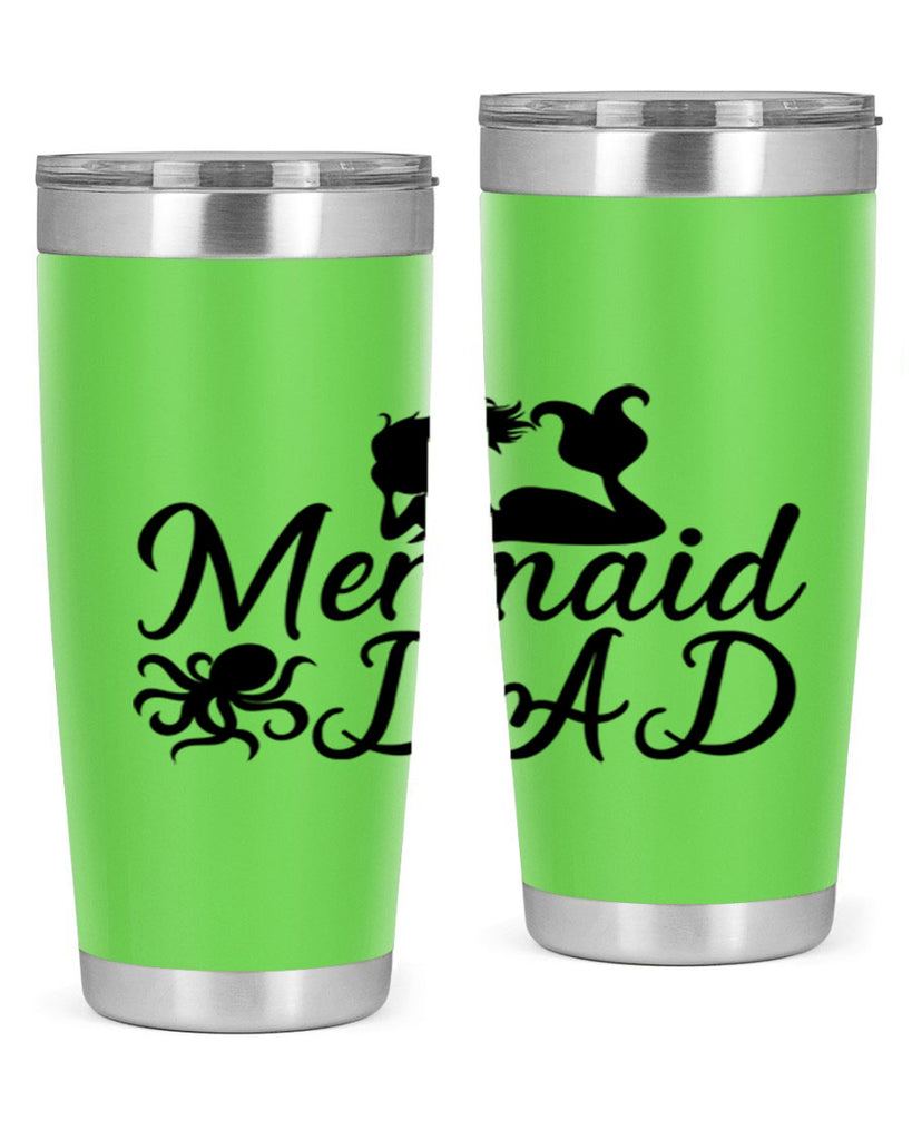 Mermaid Dad 357#- mermaid- Tumbler