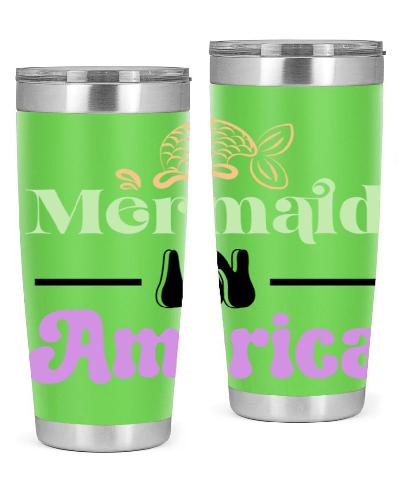 Mermaid In America 420#- mermaid- Tumbler