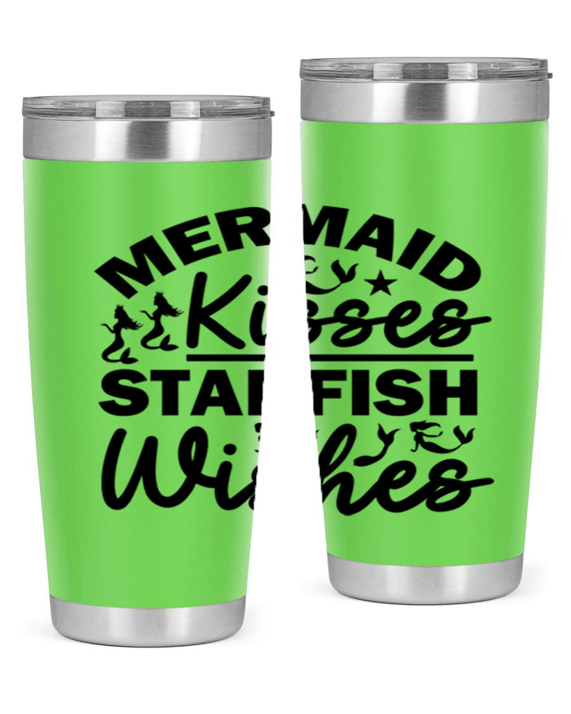 Mermaid Kisses Starfish Wishes 424#- mermaid- Tumbler