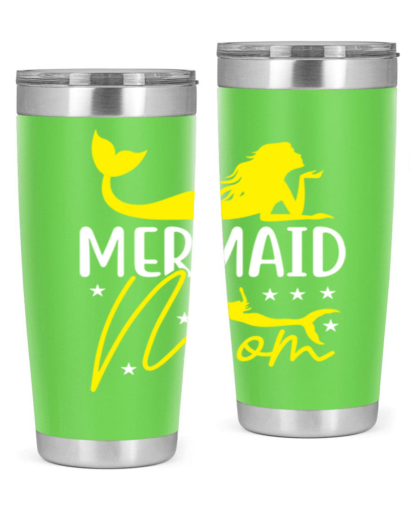 Mermaid Mom 370#- mermaid- Tumbler