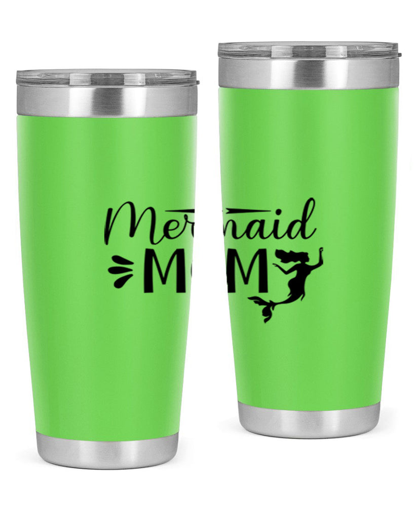 Mermaid Mom 372#- mermaid- Tumbler