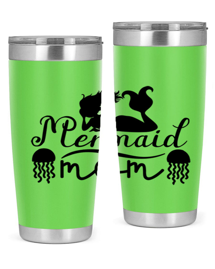 Mermaid Mom 373#- mermaid- Tumbler