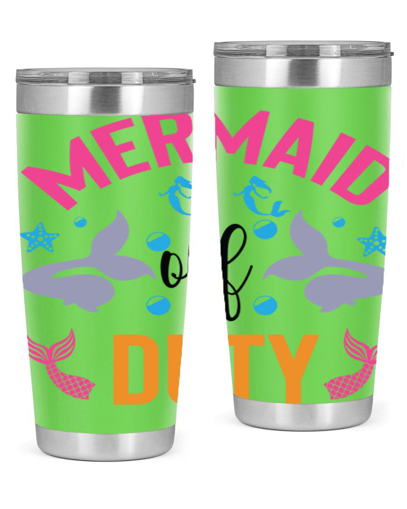 Mermaid Off Duty Design 438#- mermaid- Tumbler