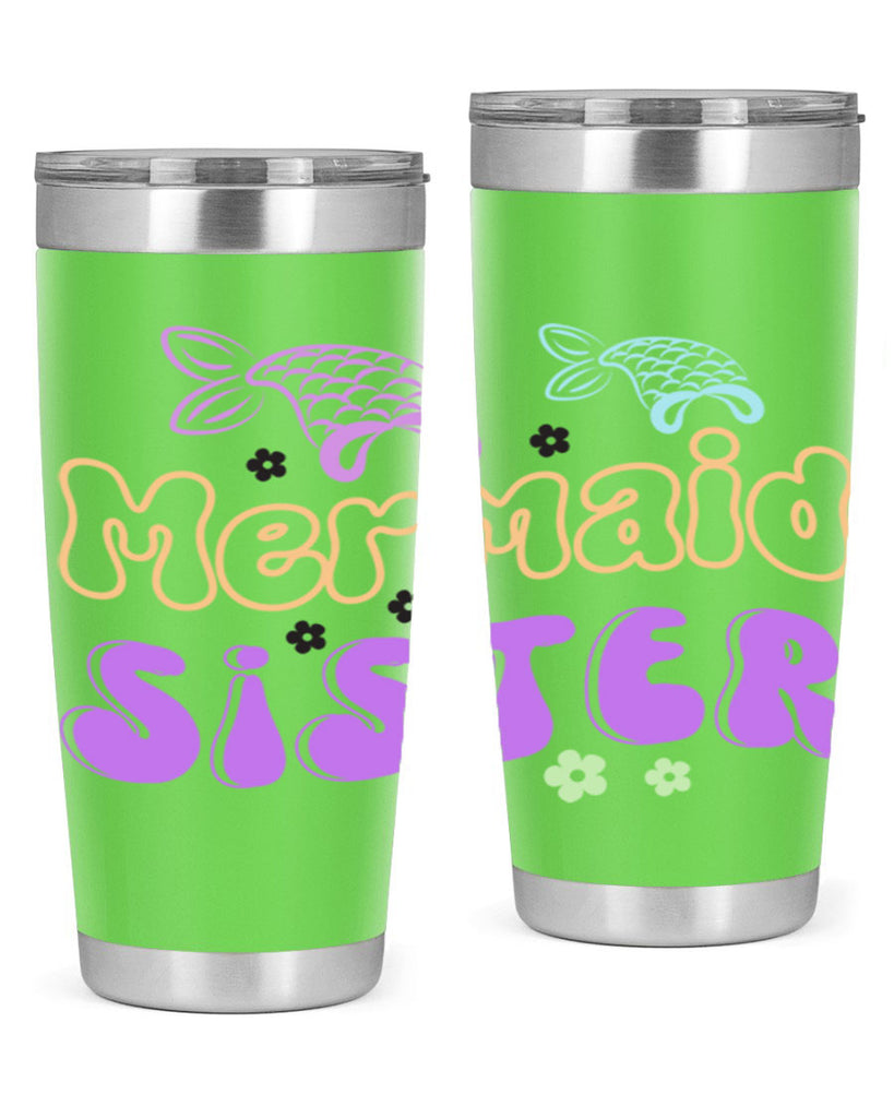 Mermaid Sister 442#- mermaid- Tumbler