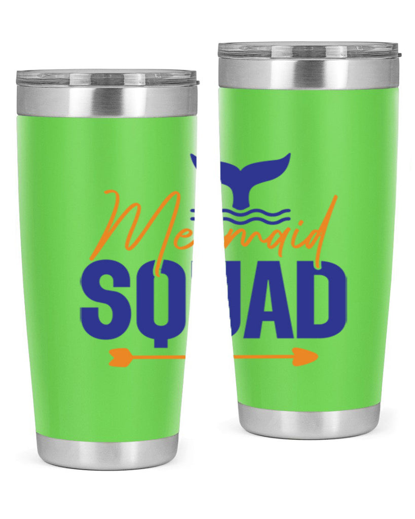 Mermaid Squad 376#- mermaid- Tumbler