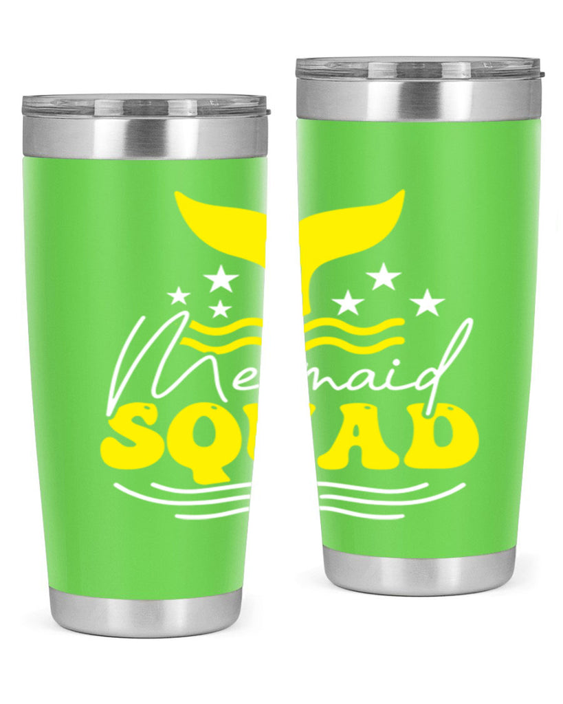 Mermaid Squad 377#- mermaid- Tumbler