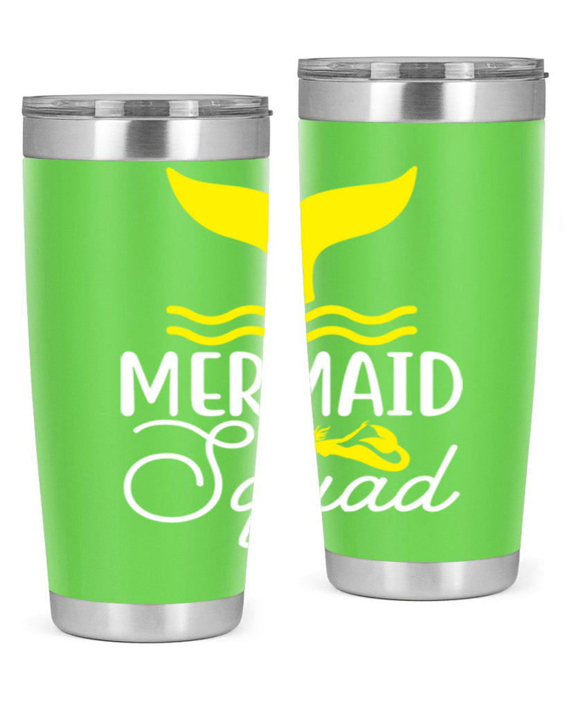 Mermaid Squad 380#- mermaid- Tumbler