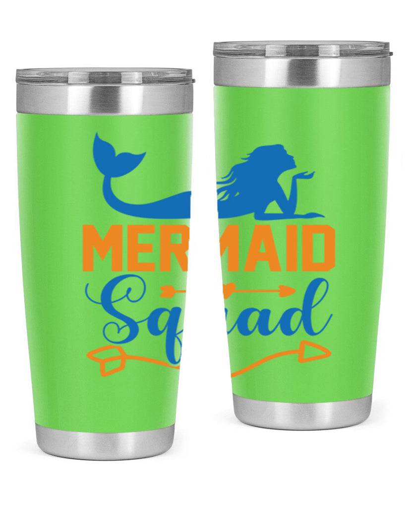 Mermaid Squad 385#- mermaid- Tumbler