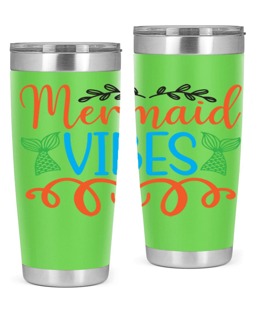 Mermaid Vibes 458#- mermaid- Tumbler