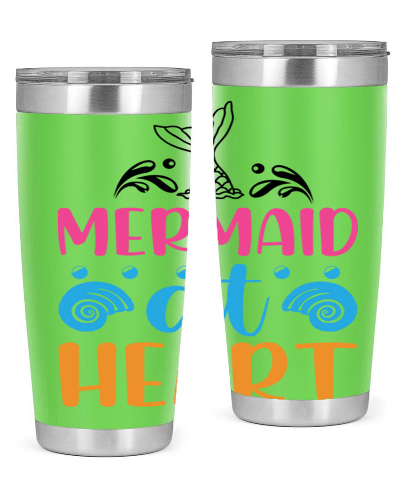 Mermaid at heart Design 396#- mermaid- Tumbler