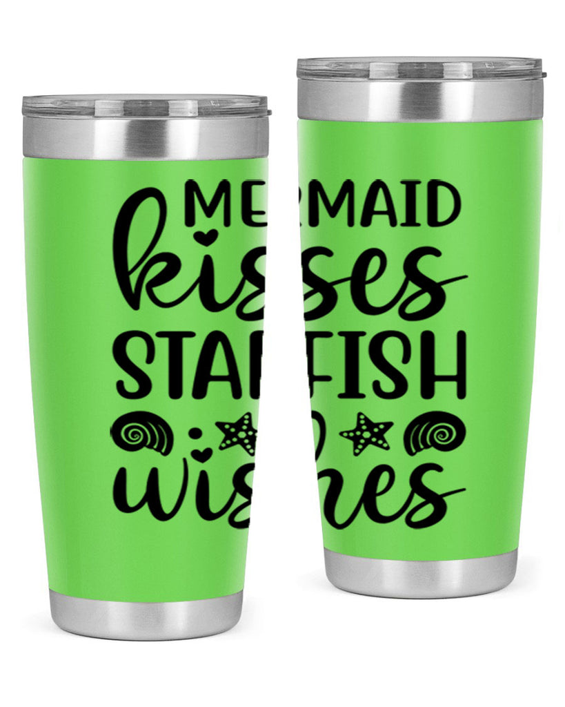 Mermaid kisses starfish wishes 426#- mermaid- Tumbler