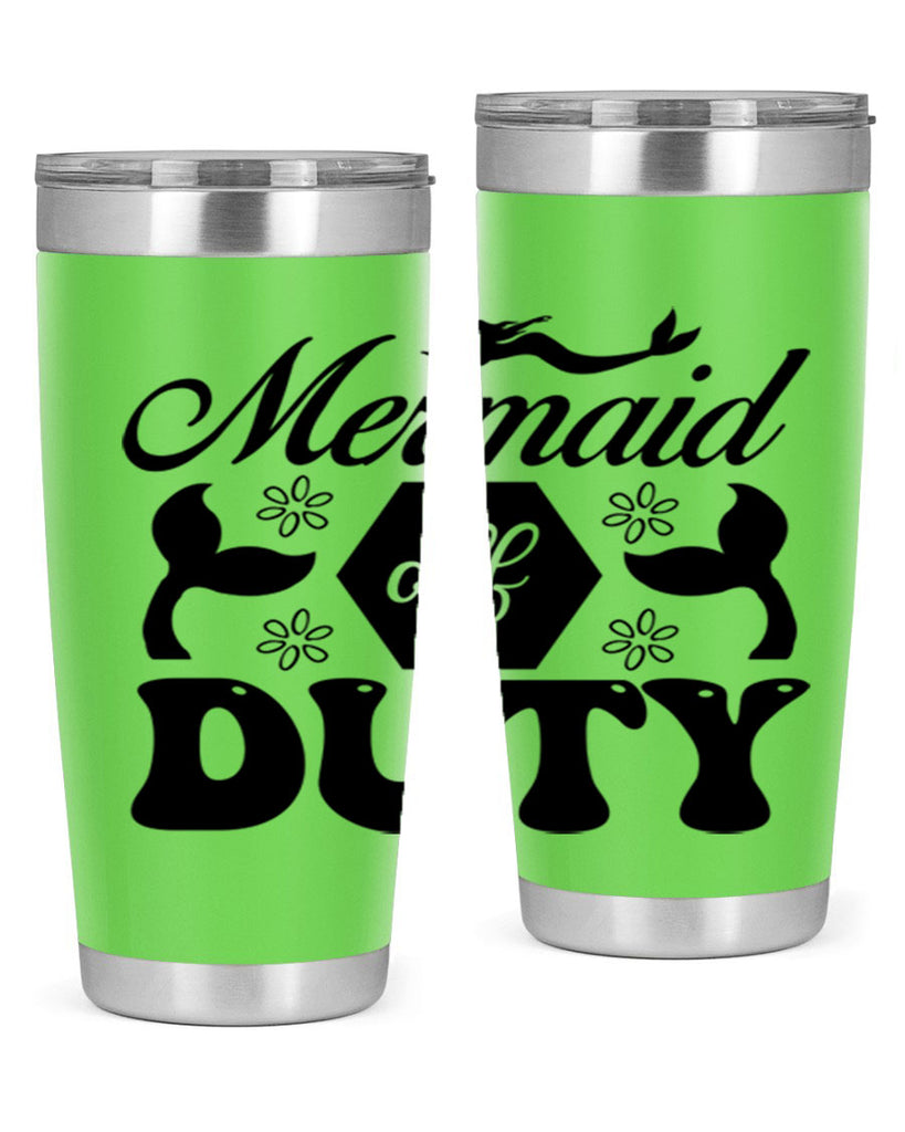 Mermaid off duty 433#- mermaid- Tumbler