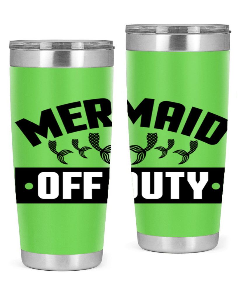 Mermaid off duty 437#- mermaid- Tumbler