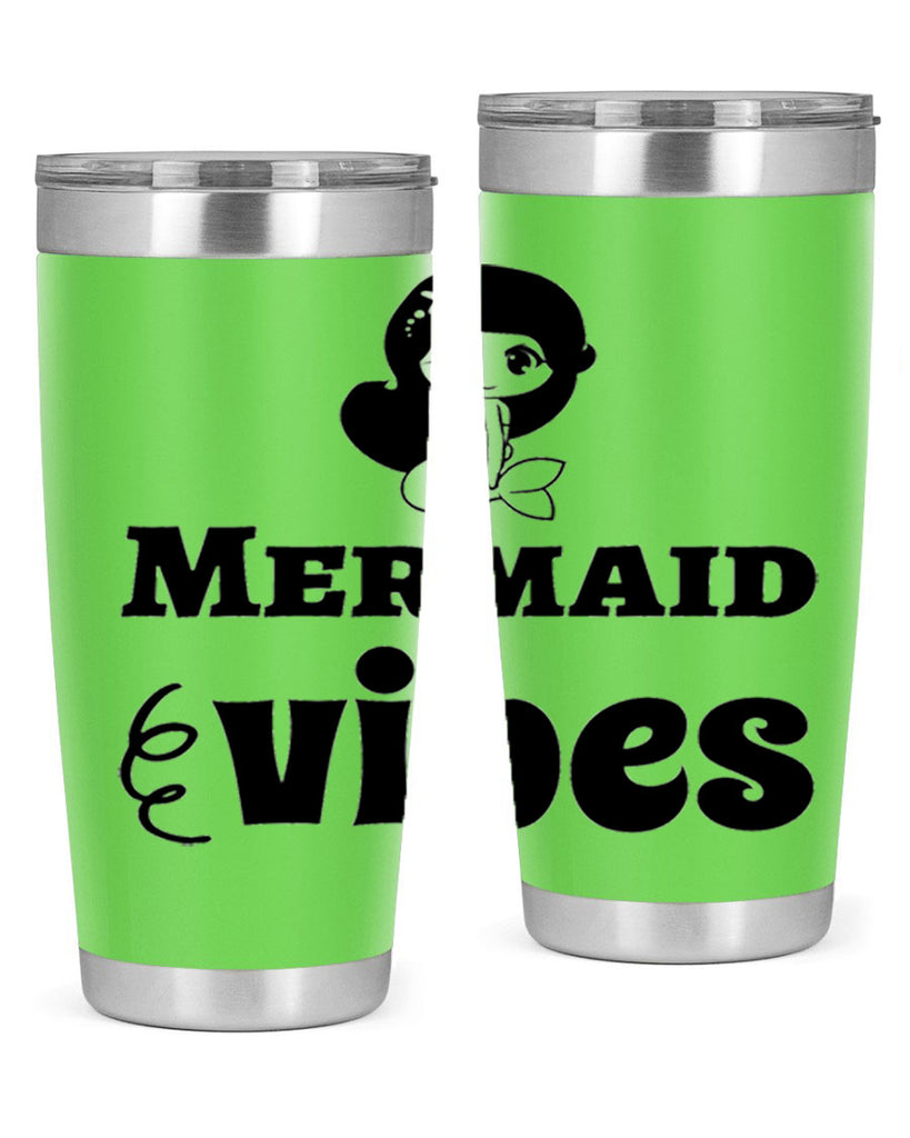 Mermaid vibes 456#- mermaid- Tumbler