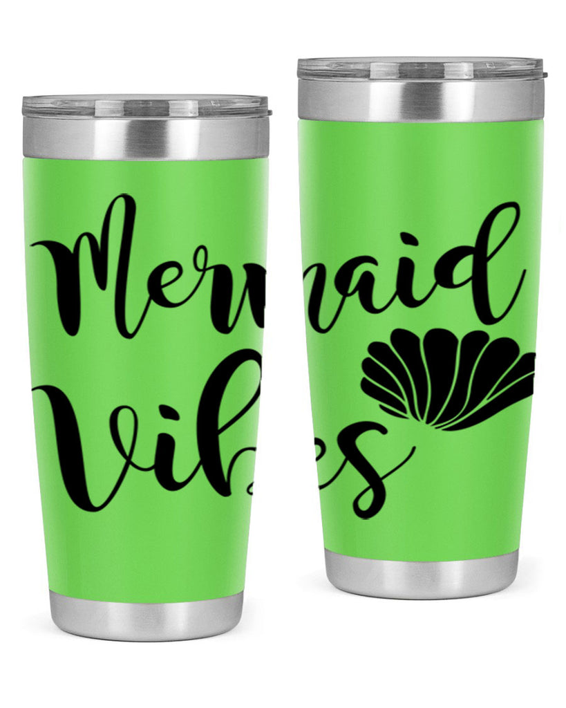 Mermaid vibes 464#- mermaid- Tumbler