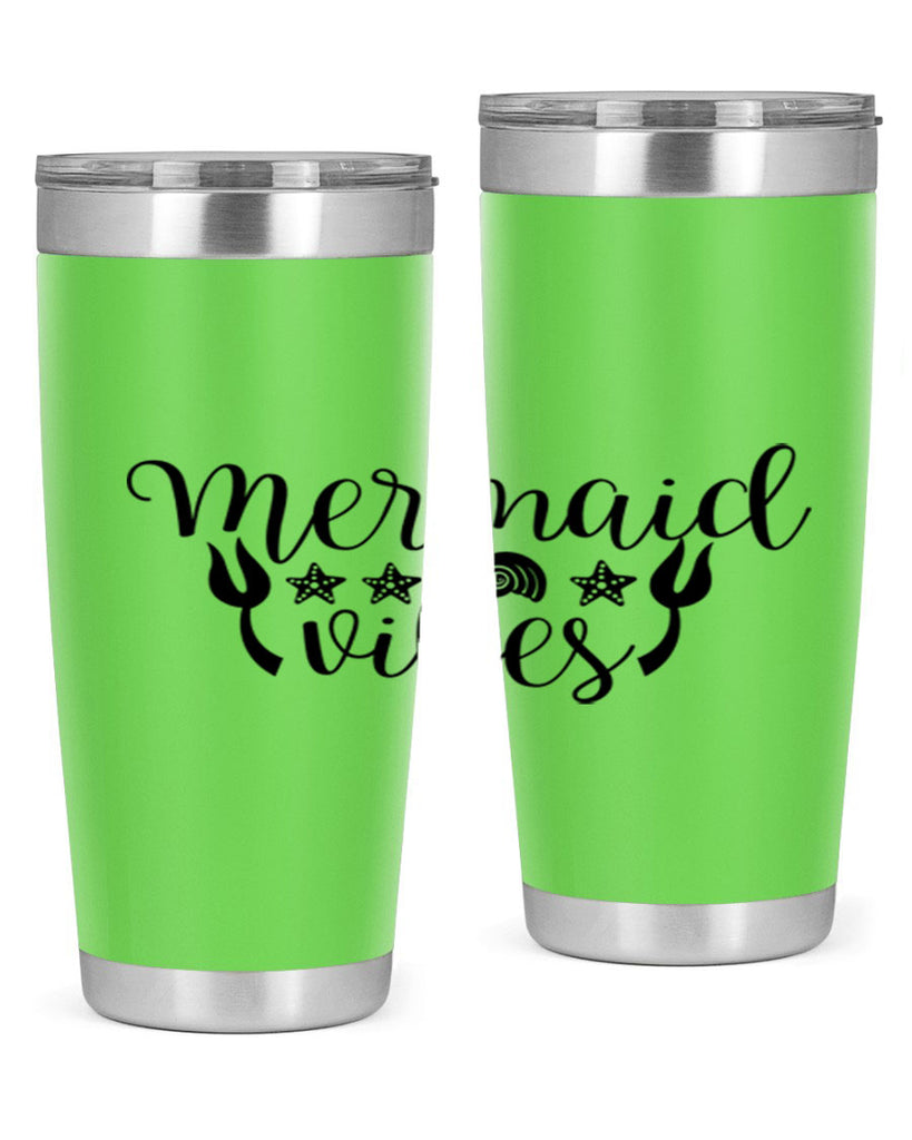 Mermaid vibes design 466#- mermaid- Tumbler