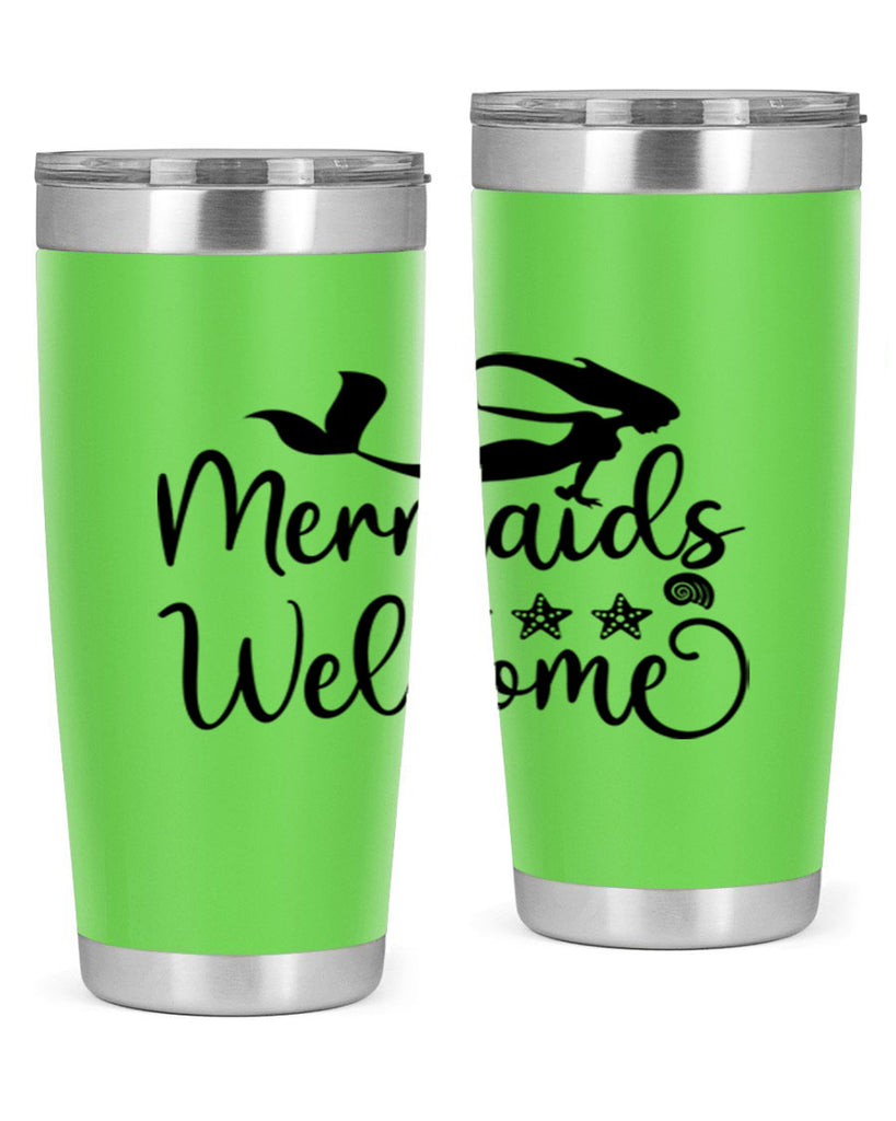 Mermaids welcome design 501#- mermaid- Tumbler