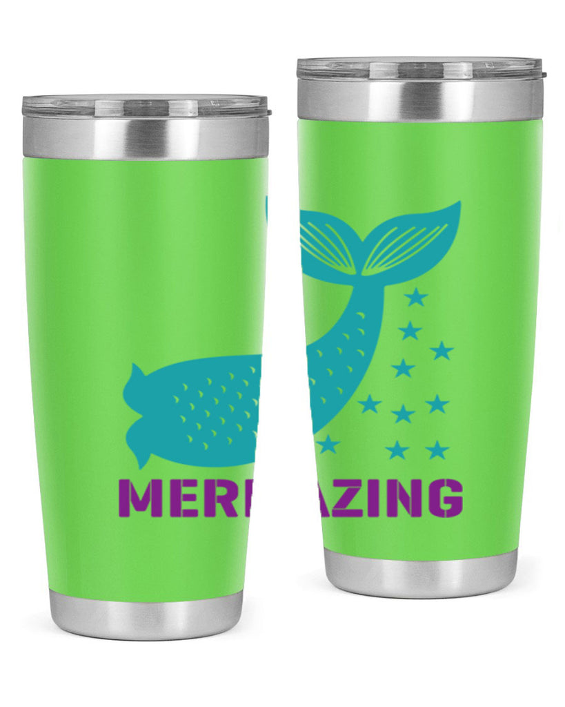 Mermazing 502#- mermaid- Tumbler