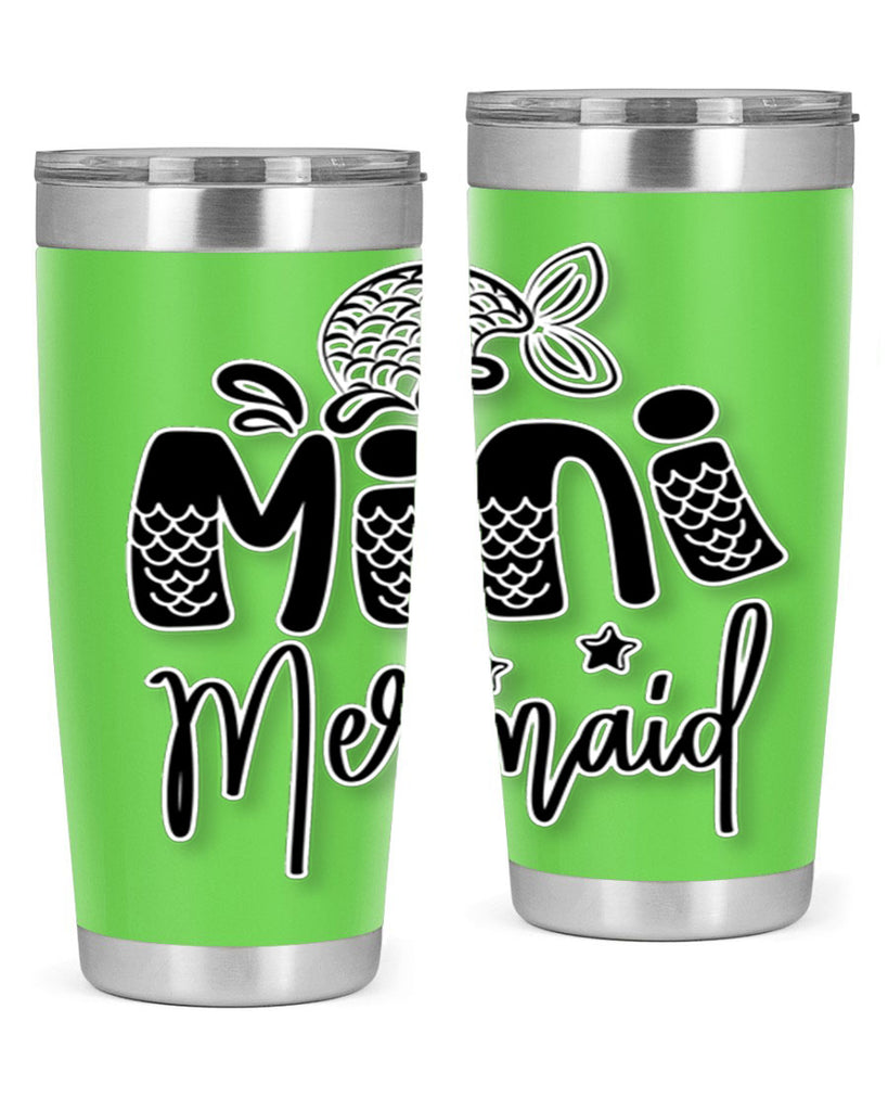 Mini Mermaid 508#- mermaid- Tumbler