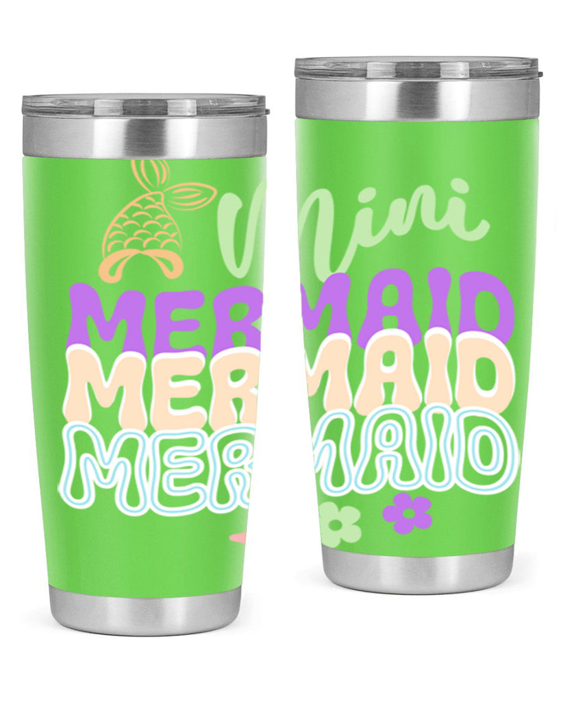 Mini Mermaid 509#- mermaid- Tumbler