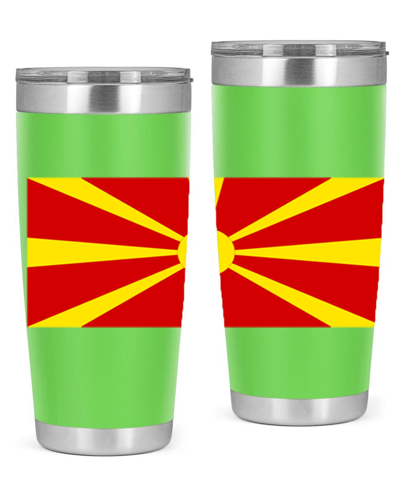 North Macedonia 69#- world flags- Tumbler