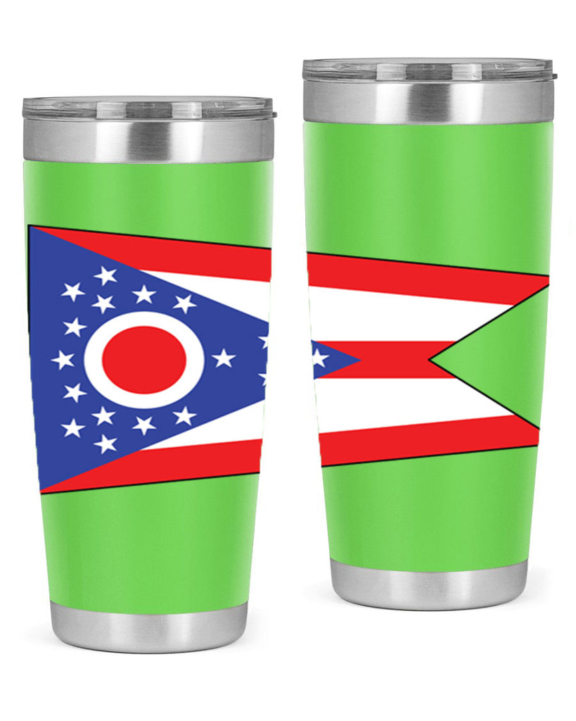 Ohio 17#- Us Flags- Tumbler