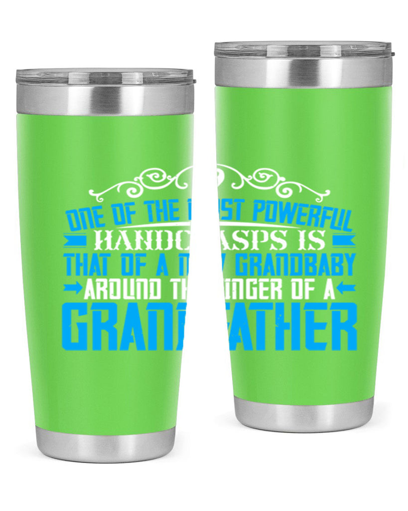 One of the most powerful handclasps is that of a new grandbaby 76#- grandpa - papa- Tumbler