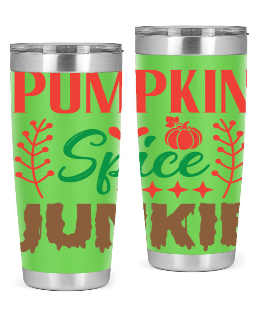 Pumpkin Spice Junkie 547#- fall- Tumbler